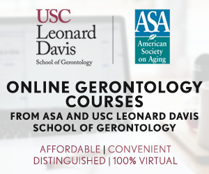 USC and ASA Online Gerontology Courses